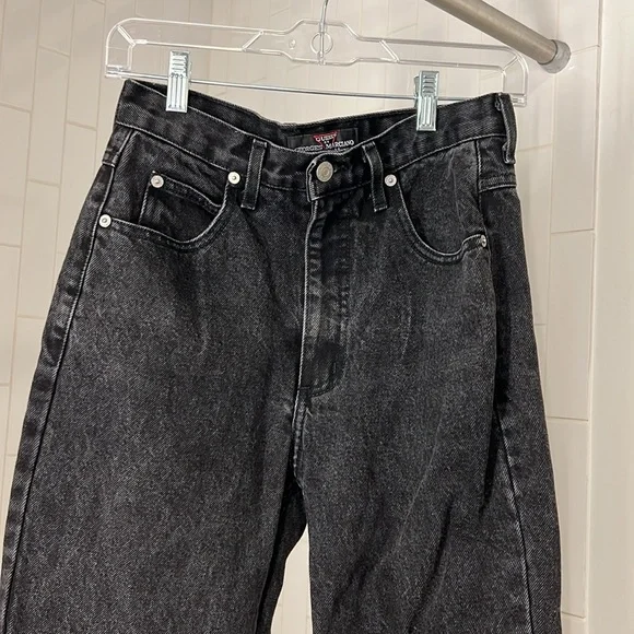 Guess by Georges Marciano HIGH WAIST black pinup denim jeans Made in USA - Picture 5 of 7